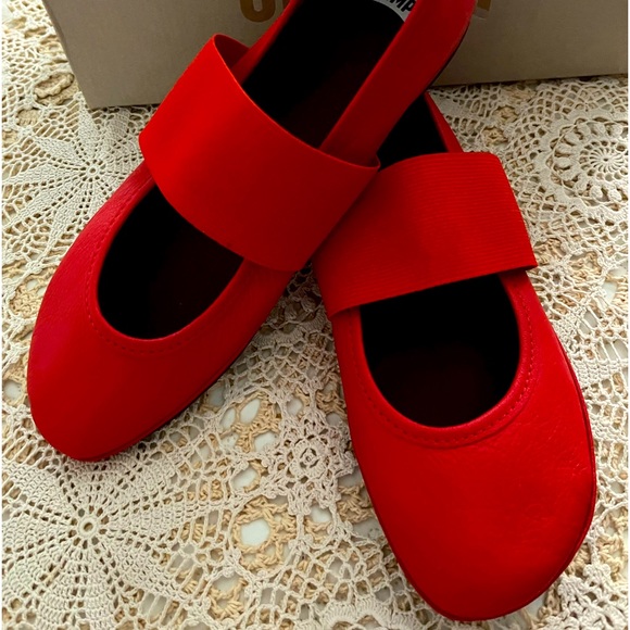 Camper Shoes - Ladies CAMPER Red Ballet Flats Size EU39 or US8